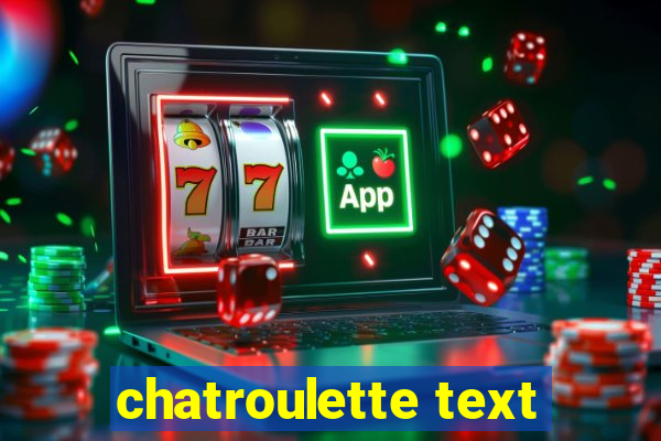 chatroulette text